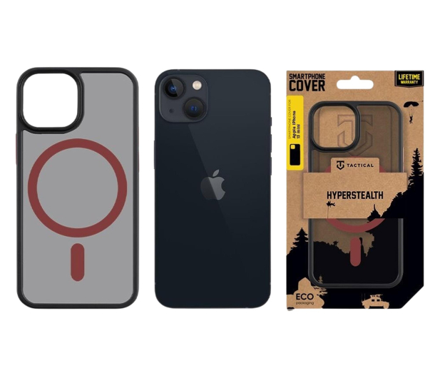 Tactical MagForce Hyperstealth 2.0 Kryt pro Apple iPhone 14 Black/Red - 1514075 - zdjęcie 3