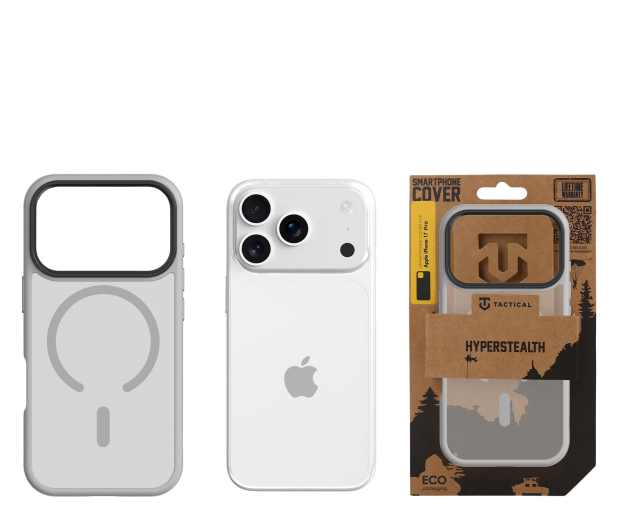 Tactical MagForce Hyperstealth Kryt pro Apple iPhone 17 Pro Light Gre - 1514241 - zdjęcie 3