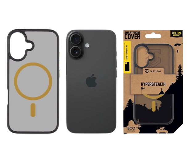 Tactical MagForce Hyperstealth 2.0 Kryt pro Apple iPhone 16 Black/Yel - 1514105 - zdjęcie 3