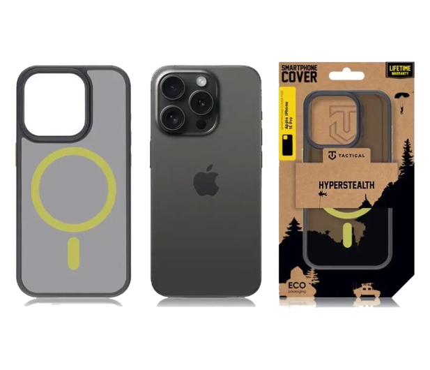 Tactical MagForce Hyperstealth 2.0 Kryt pro Apple iPhone 15 Pro Black - 1514081 - zdjęcie 3