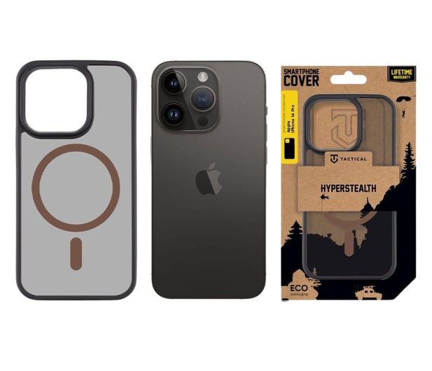 Tactical MagForce Hyperstealth 2.0 Kryt pro Apple iPhone 14 Pro Black - 1514149 - zdjęcie 3
