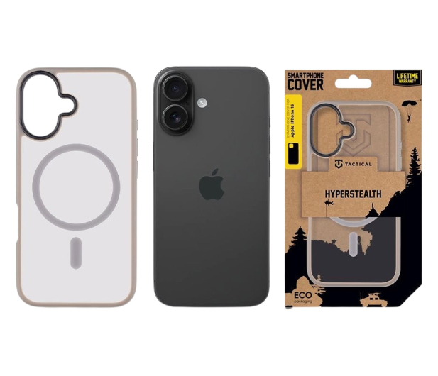 Tactical MagForce Hyperstealth Kryt pro Apple iPhone 16 Light Grey - 1514093 - zdjęcie