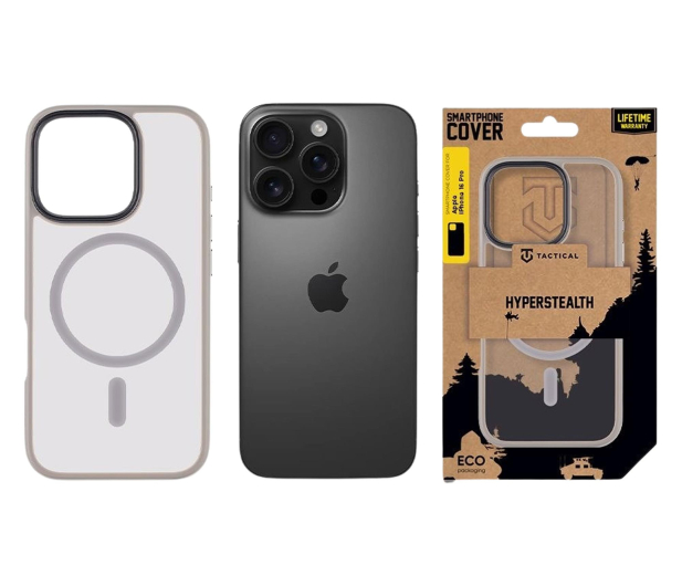 Tactical MagForce Hyperstealth Kryt pro Apple iPhone 16 Pro Light Gre - 1514098 - zdjęcie 3