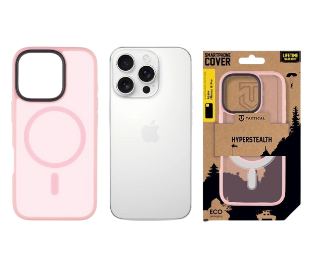 Tactical MagForce Hyperstealth Kryt pro Apple iPhone 16 Pro Pink Pant - 1514099 - zdjęcie 3