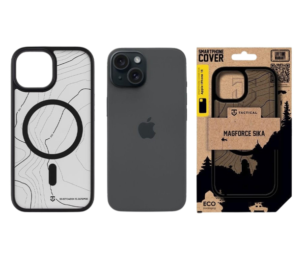 Tactical MagForce Hyperstealth Sika Kryt pro Apple iPhone 15 Asphalt - 1514201 - zdjęcie 3