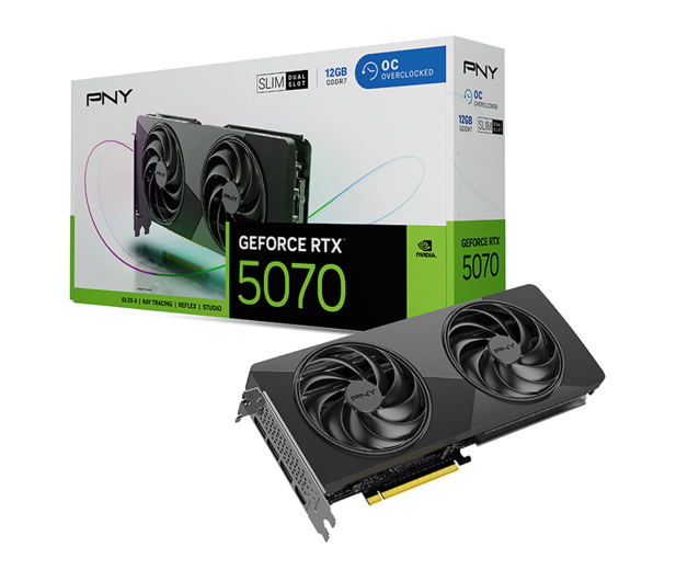 PNY GeForce RTX 5070 Slim OC 12GB GDDR7 DLSS5 - 1518249 - zdjęcie