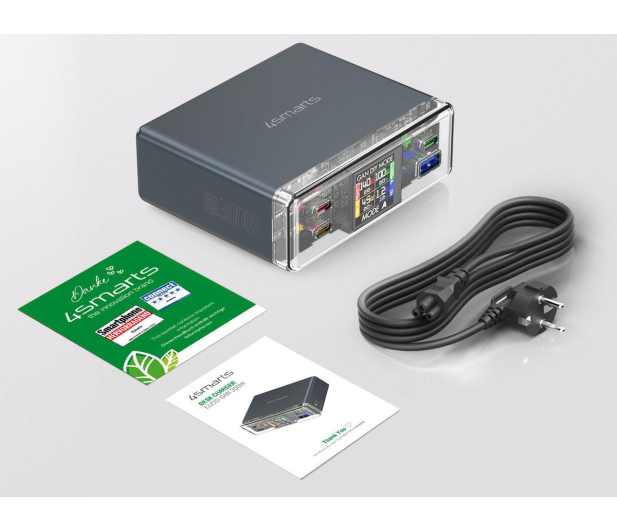 4smarts Stacja ładująca Lucid 300W z trybem DIY szary - 1512714 - zdjęcie 3