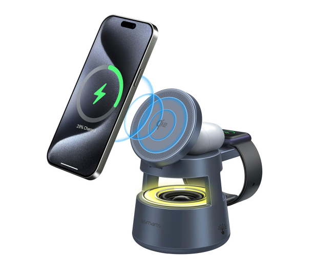 4smarts Stacja ładująca Aura Sound Qi2 szary - 1512702 - zdjęcie 2