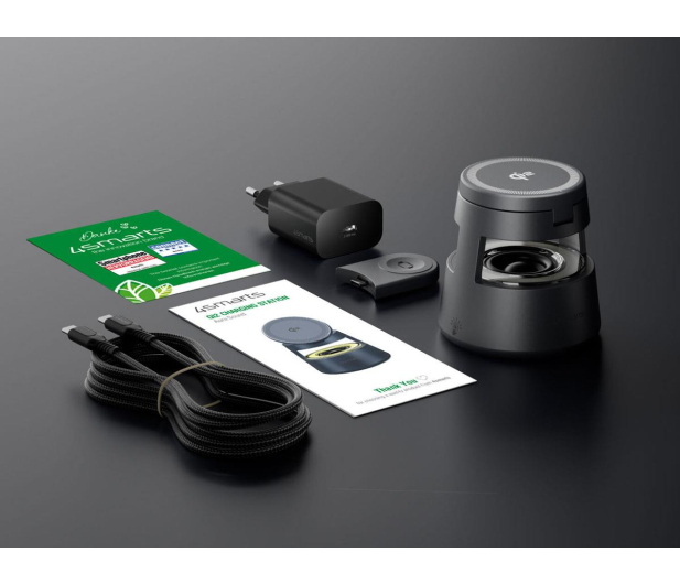 4smarts Stacja ładująca Aura Sound Qi2 szary - 1512702 - zdjęcie 3