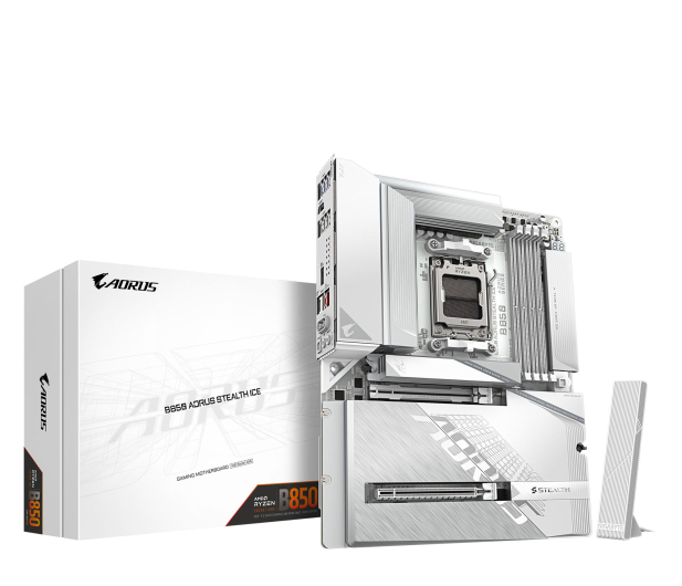 Gigabyte B850 AORUS STEALTH ICE - 1514682 - zdjęcie