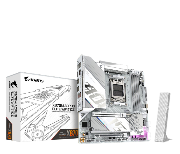 Gigabyte X870M A ELITE WF7 ICE - 1512987 - zdjęcie