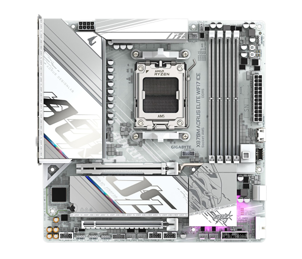 Gigabyte X870M A ELITE WF7 ICE - 1512987 - zdjęcie 3