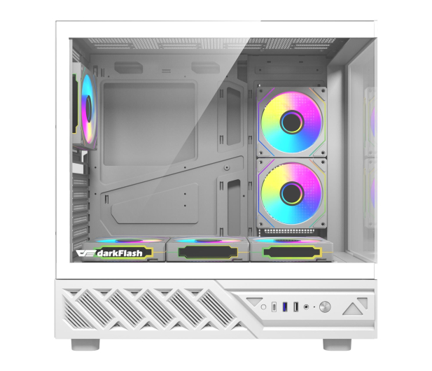 DarkFlash DS950V White With Display + 6 Fans - 1526235 - zdjęcie 2