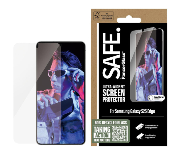 PanzerGlass Ultra-Wide Fit do Samsung Galaxy S25 Edge - 1538927 - zdjęcie