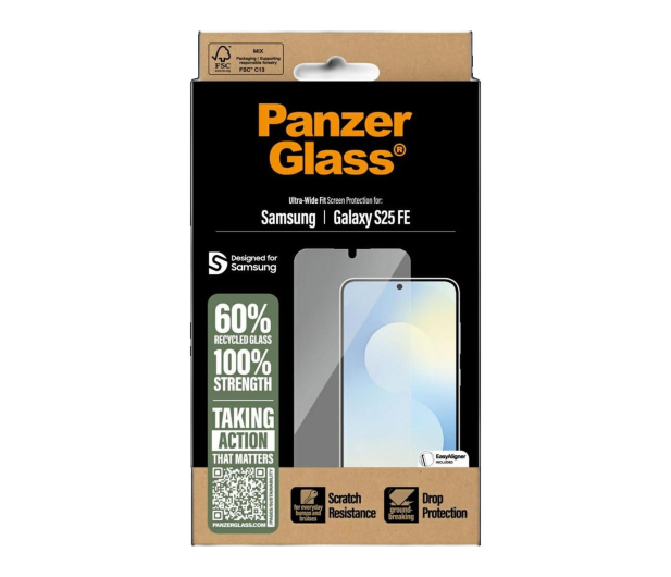 PanzerGlass Ultra-Wide Fit do Samsung Galaxy S25 FE - 1538928 - zdjęcie 4