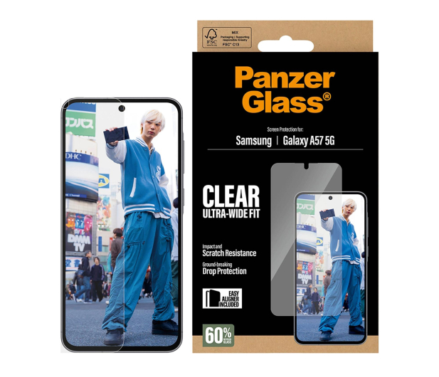 PanzerGlass Ultra-Wide Fit do Samsung Galaxy A57 5G - 1538925 - zdjęcie