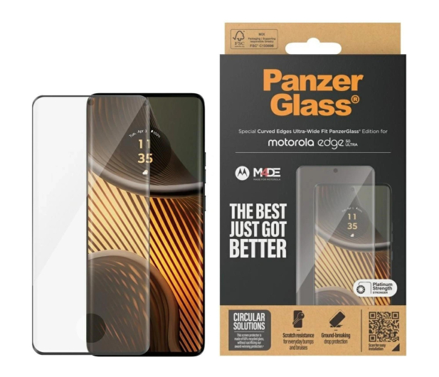 PanzerGlass Ultra-Wide Fit do Motorola Edge 50 Ultra - 1538916 - zdjęcie