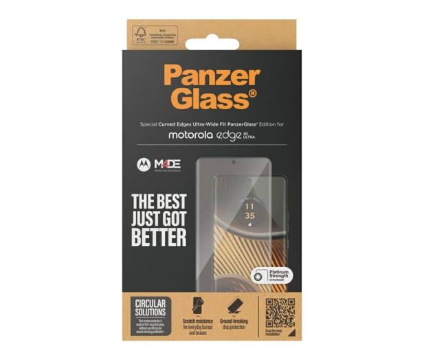 PanzerGlass Ultra-Wide Fit do Motorola Edge 50 Ultra - 1538916 - zdjęcie 4