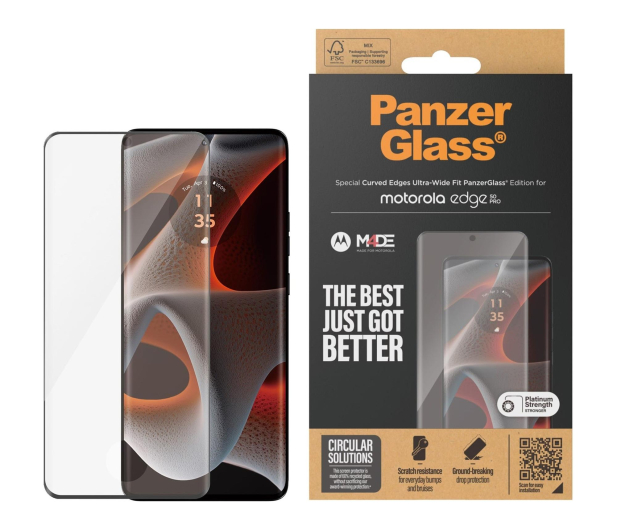 PanzerGlass Ultra-Wide Fit do Motorola Edge 50 Pro / 50 Ultra - 1538915 - zdjęcie 2