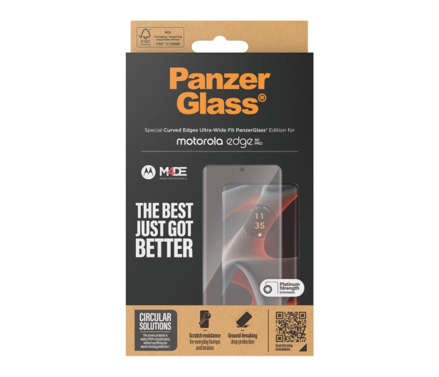 PanzerGlass Ultra-Wide Fit do Motorola Edge 50 Pro / 50 Ultra - 1538915 - zdjęcie 3