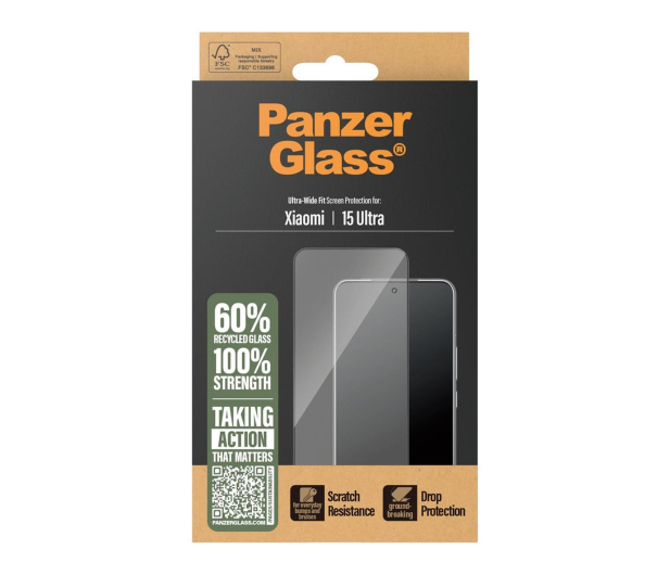 PanzerGlass Ultra-Wide Fit w. Black Frame do Xiaomi 15 Ultra - 1539000 - zdjęcie 4