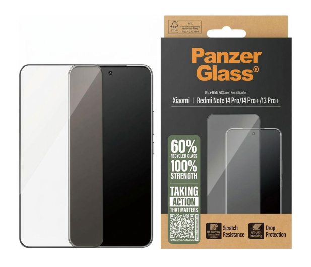 PanzerGlass Ultra-Wide Fit do Xiaomi Redmi Note 13 Pro+ /14 Pro/14 Pro+ - 1538940 - zdjęcie