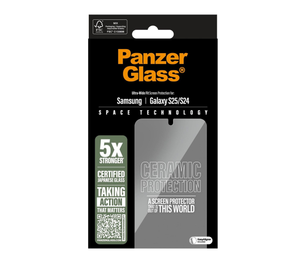 PanzerGlass Ultra-Wide Fit do Samsung Galaxy S25 ceramic - 1538878 - zdjęcie 4