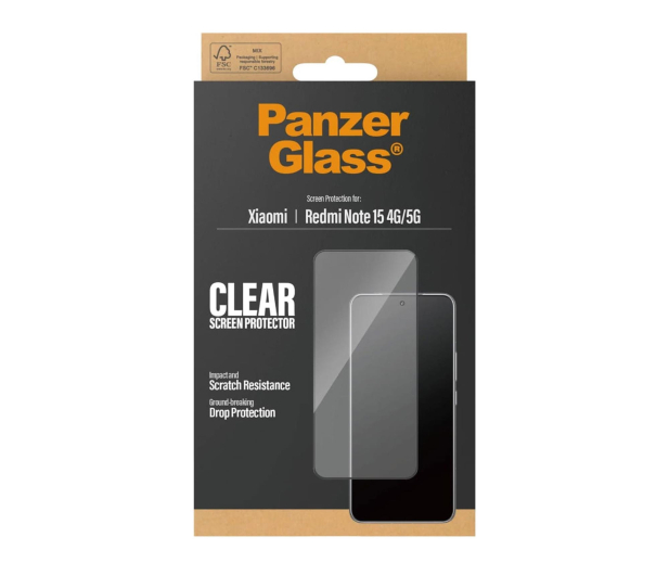 PanzerGlass Ultra-Wide Fit do Xiaomi Redmi Note 15 4G/5G - 1538941 - zdjęcie 4