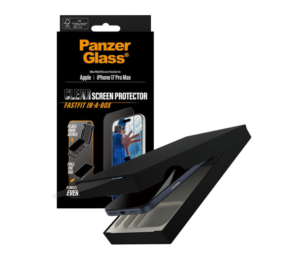 PanzerGlass Ultra-Wide Fit Fastfit do iPhone 17 Pro Max - 1538978 - zdjęcie 2