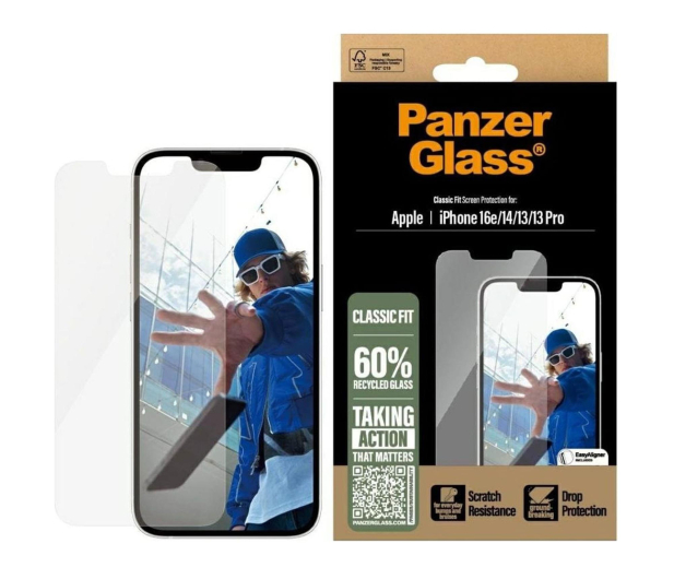 PanzerGlass Classic Fit do iPhone 17e/16e/14/13/13 Pro - 1538891 - zdjęcie