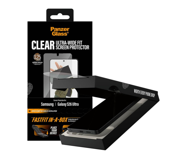PanzerGlass Ultra-Wide Fit FastFit do Samsung Galaxy S26 Ultra - 1538981 - zdjęcie
