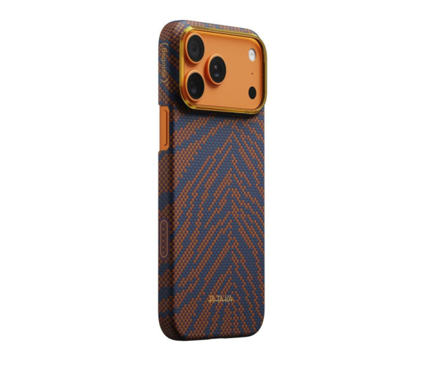 PITAKA Edge Case Breath of Veins do iPhone 17 Pro Burning Orange - 1541634 - zdjęcie