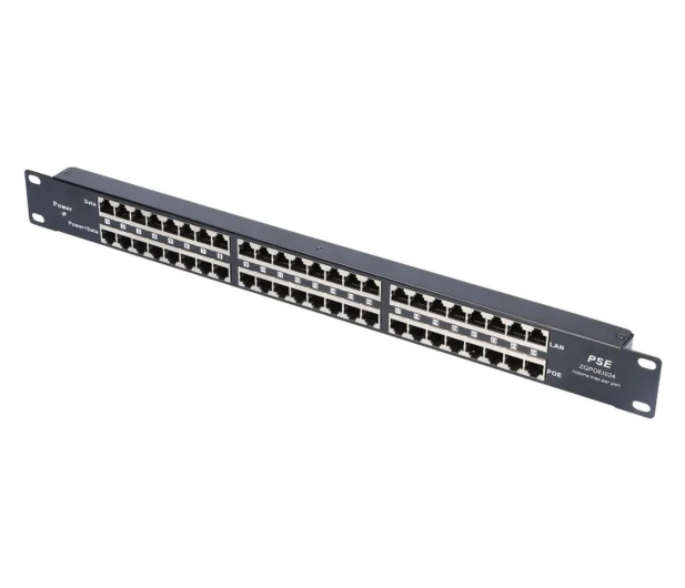 ExtraLink 24 Portowy PoE Injector 24x 100Mb/s RJ45, Obudowa Rack - 1541565 - zdjęcie 3