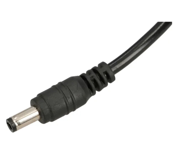 ExtraLink Kabel zasilający prosty DC JACK 5.5/2.1mm 1m - 1541588 - zdjęcie 3
