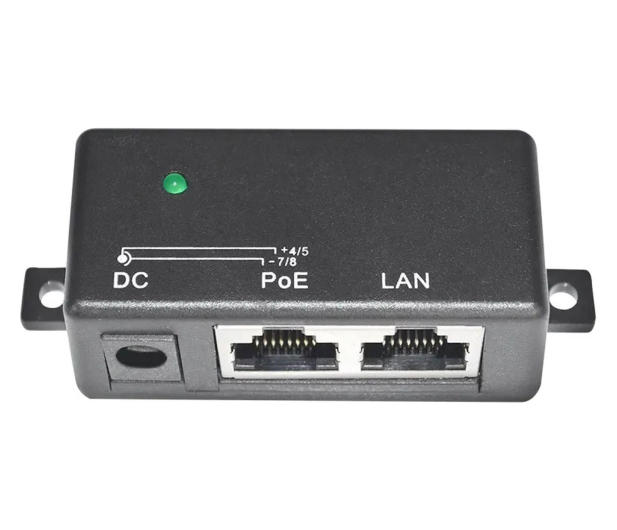 ExtraLink 1 Portowy PoE Injector 1x 100Mb/s RJ45, Kostka - 1541540 - zdjęcie 2