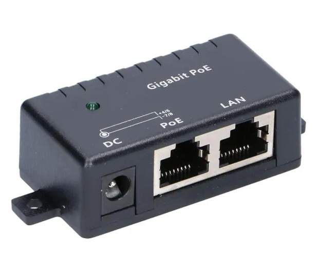 ExtraLink 1 Portowy Gigabit PoE Injector 1x 1000Mb/s RJ45, Kostka - 1541541 - zdjęcie 2