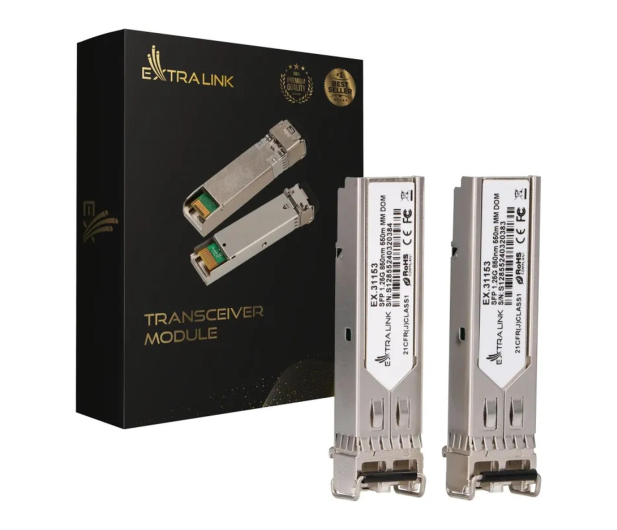 ExtraLink SFP 1.25G 2-pack LC/UPC 550m multi mode - 1542977 - zdjęcie 4