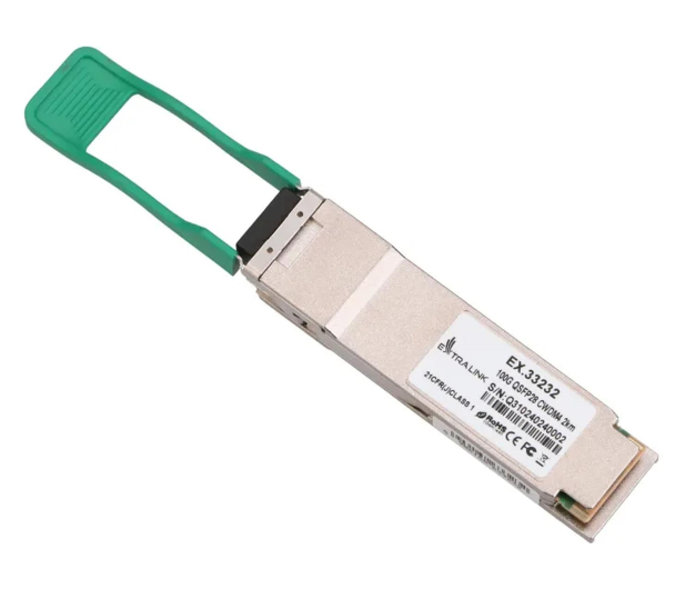 ExtraLink QSFP28 Moduł QSFP28 100Gb/s 2km jednomodowy Duplex LC - 1542969 - zdjęcie