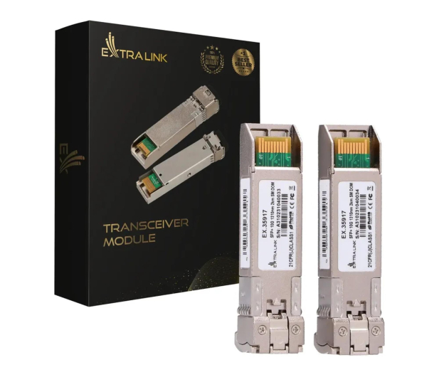 ExtraLink SFP+ 10G 2-pack+ LC/UPC 2km jednomodowy - 1543003 - zdjęcie 2