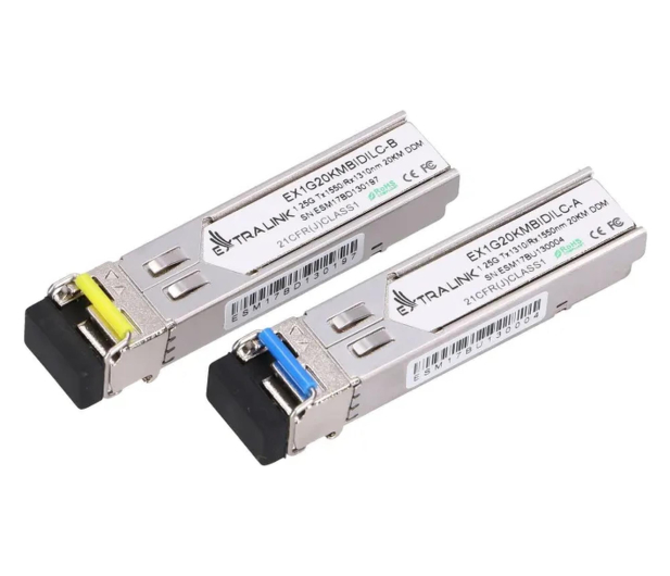 ExtraLink SFP 1.25G WDM jednomodowy 20km LC PARA - 1542979 - zdjęcie 2