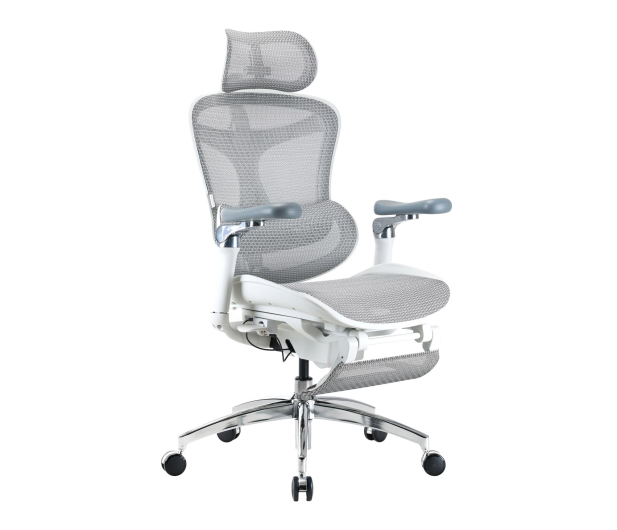 Sihoo DORO C300 Pro Mesh biały - 1542249 - zdjęcie 3