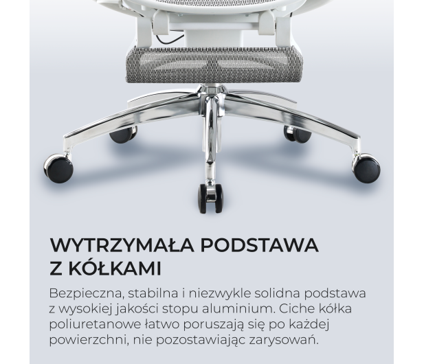 Sihoo DORO C300 Pro Mesh biały - 1542249 - zdjęcie 15