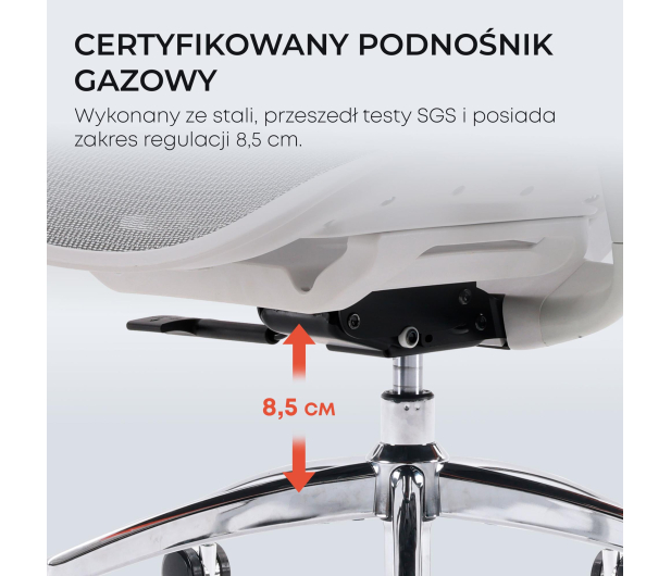 Sihoo DORO C300L Mesh biały - 1542355 - zdjęcie 14