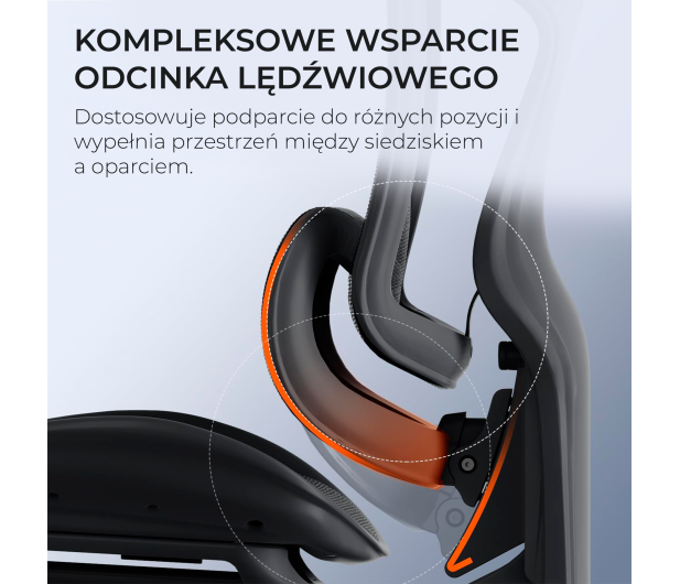 Sihoo DORO C300 Pro Mesh czarny - 1542248 - zdjęcie 5