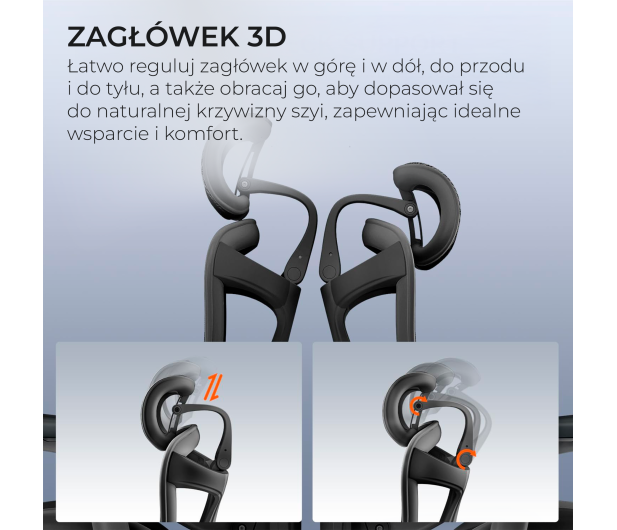 Sihoo DORO C300 Pro Mesh czarny - 1542248 - zdjęcie 12