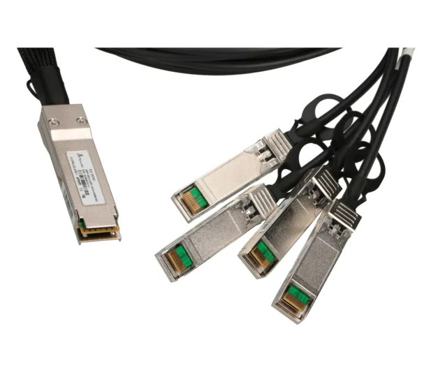 ExtraLink QSFP+ DAC Kabel QSFP+ DAC 40Gbps do 4x 10Gbps 3m 30AWG - 1542967 - zdjęcie 2