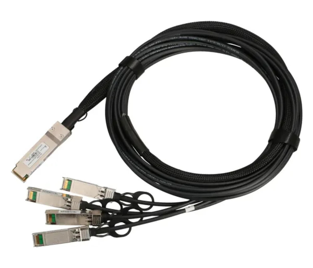 ExtraLink QSFP+ DAC Kabel QSFP+ DAC 40Gbps do 4x 10Gbps 3m 30AWG - 1542967 - zdjęcie