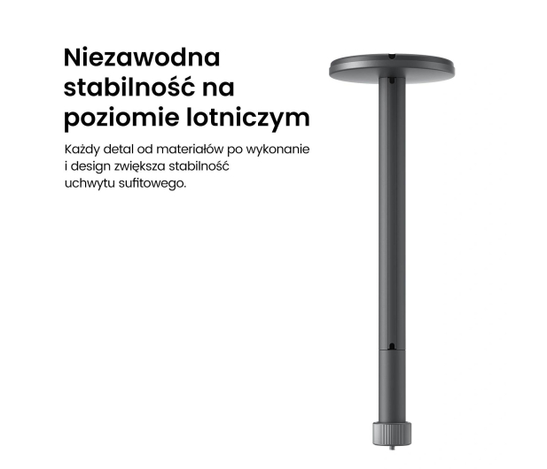 JMGO Uchwyt sufitowy do modeli Full HD 1/4" - 1544236 - zdjęcie 3