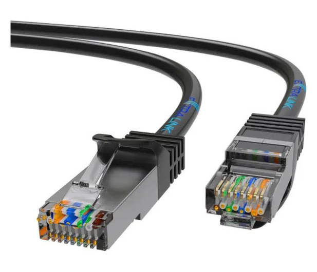 ExtraLink Kat.5e FTP 10m Patchcord LAN miedź skrętka - 1543818 - zdjęcie