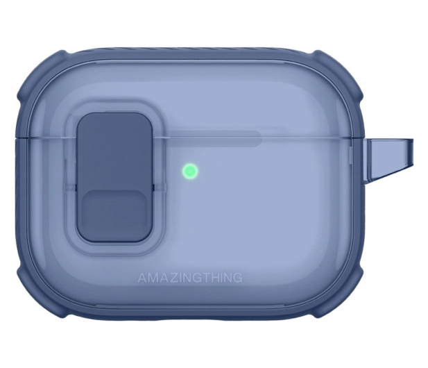 AmazingThing Titan Pro Mag Case Clear do AirPods Pro 3 - niebieskie - 1526980 - zdjęcie